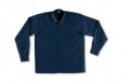 Camisa de algodón azul marino manga larga